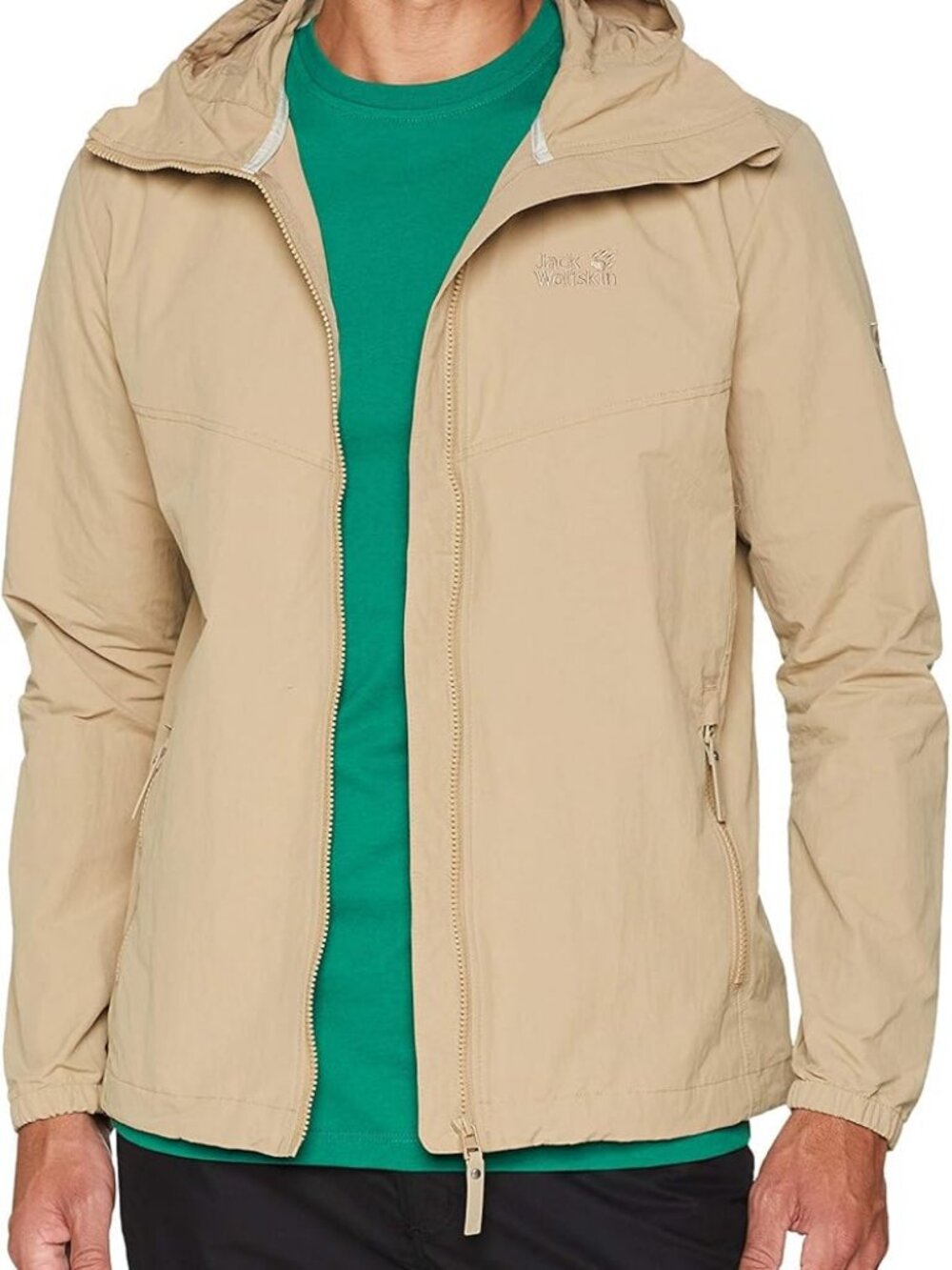 Jack Wolfskin | Men's Outdoor Beige Jacket, Mosquito-proof, Function 65, size S